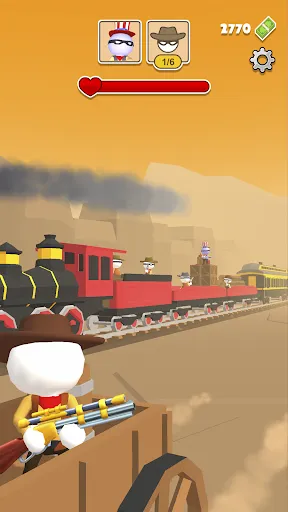 Gameplay screenshot 1 from Western Sniper: Wild West FPS - Action game
